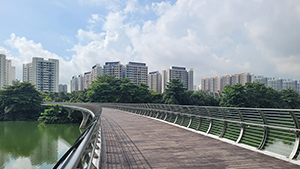 sengkang riverside park riverside bridge